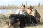 Harlan and Bonita with Harlan&#39;s Saskatchewan Black Bear